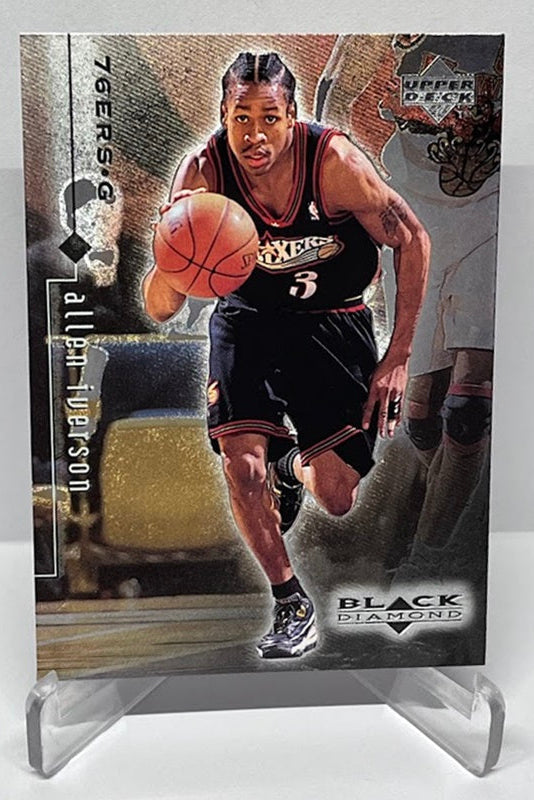 1999 Upper Deck Black Diamond Allen Iverson 76ers #66