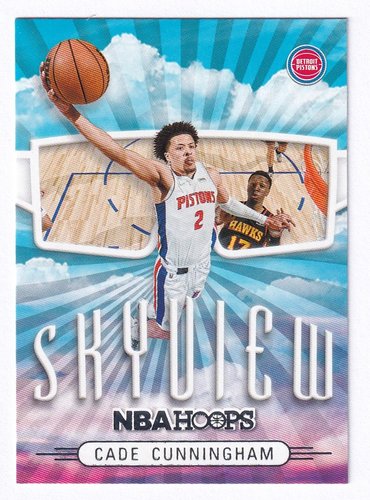 2022-23 Panini Hoops Skyview Cade Cunningham Pistons #14