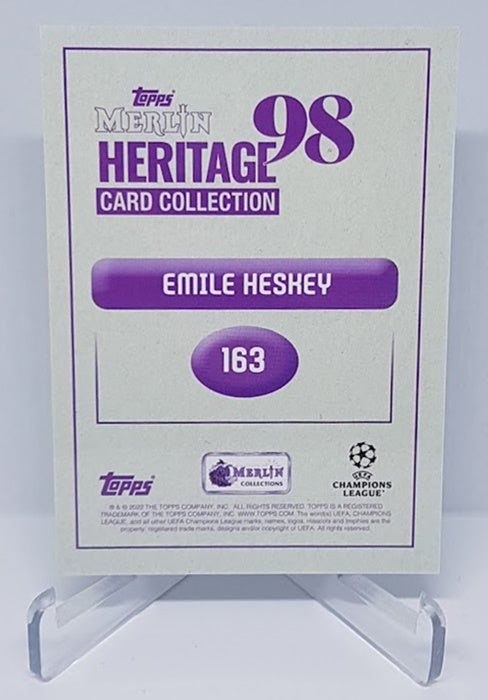 2022 Topps Merlin Heritage 98 Emile Heskey Liverpool FC 43/99 #163