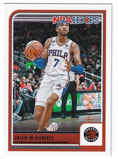 2023-24 Panini Hoops Jalen McDaniels Raptors #2