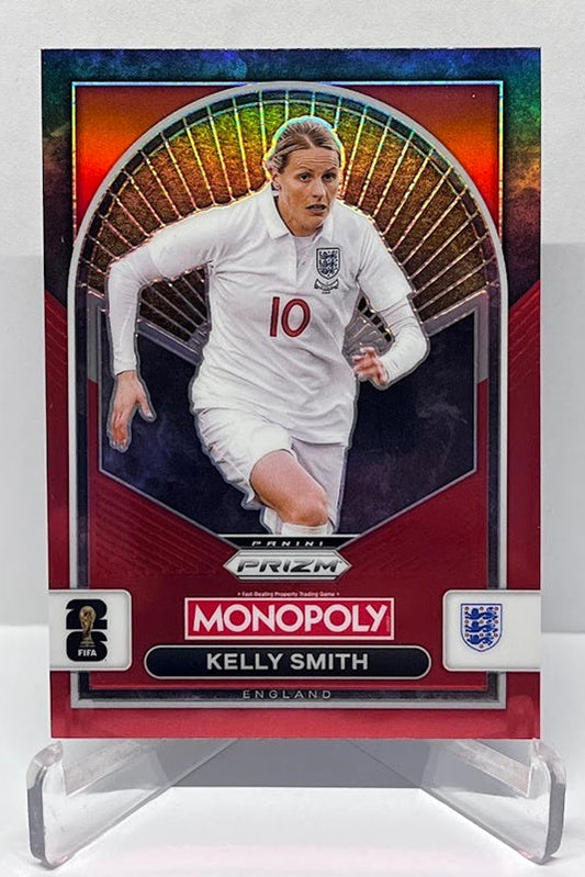 2026 Panini Monopoly Prizm FIFA World Cup Red Prizm Kelly Smith #97
