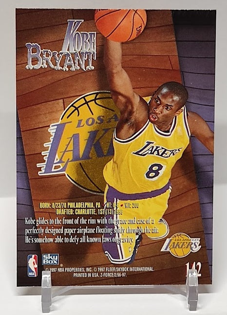 1996-97 Skybox Z-Force RC Kobe Bryant Lakers #142 *2