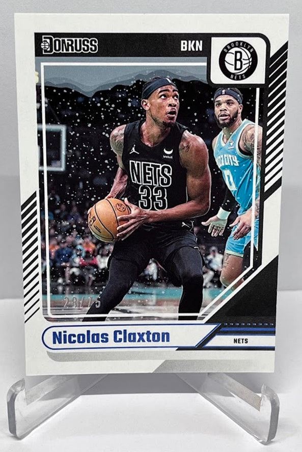 2024-25 Panini Donruss Winter Nicolas Claxton Nets 28/75 #131
