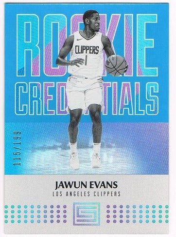 2017-18 Panini Status RC Jawun Evans Clippers 115/199