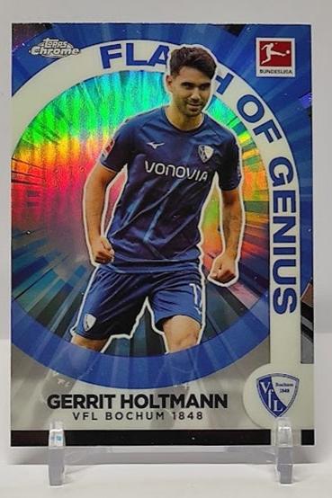 2022-23 Topps Chrome Flash of Genius Gerrit Holtmann Bochum