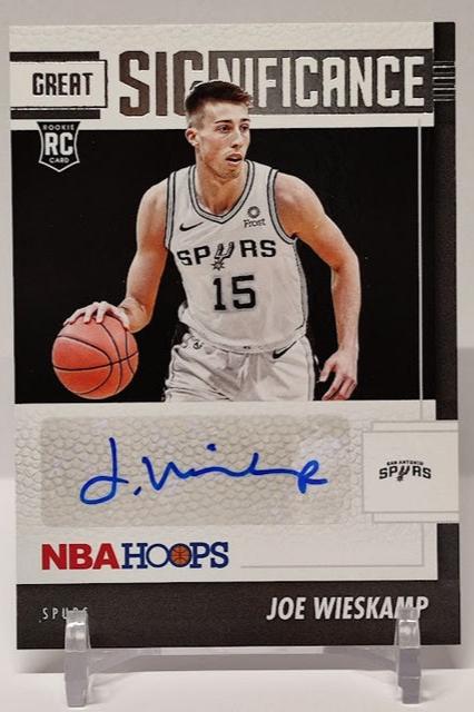 2021-22 Panini Hoops Great Significance RC Joe Wieskamp Spurs