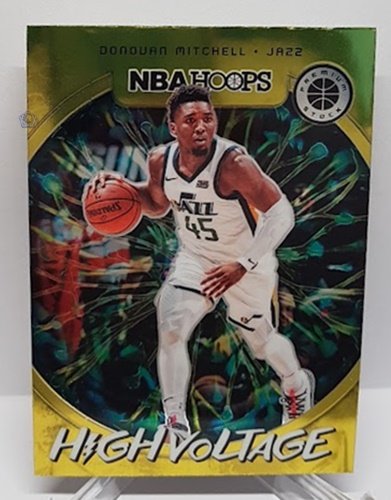 2019-20 Panini Hoops Premium Stock High VoltageDonovan Mitchell Jazz