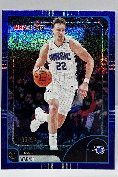 2026 Topps Hoops Purple Pixel Burst Franz Wagner Orlando Magic 06/99 #40