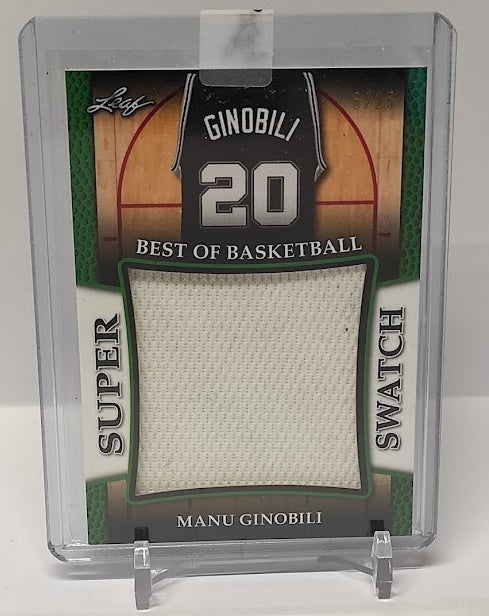 2017 Leaf Super Swatches Manu Ginobili 06/25