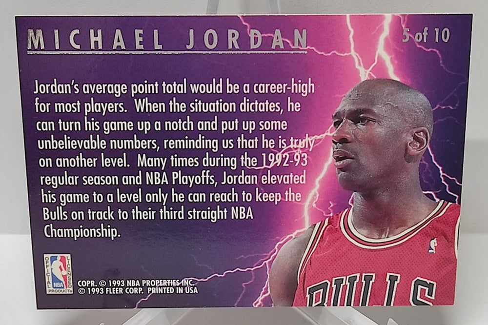 1993-94 Fleer Ultra Scoring Kings Michael Jordan Chicago Bulls #5 *2