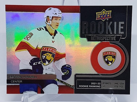 2022-23 Upper Deck Rookie Retrospective Anton Ludell Panthers