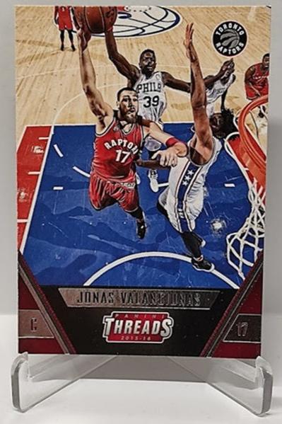 2015-16 Panini Threads Jonas Valanciunas Raptors #27