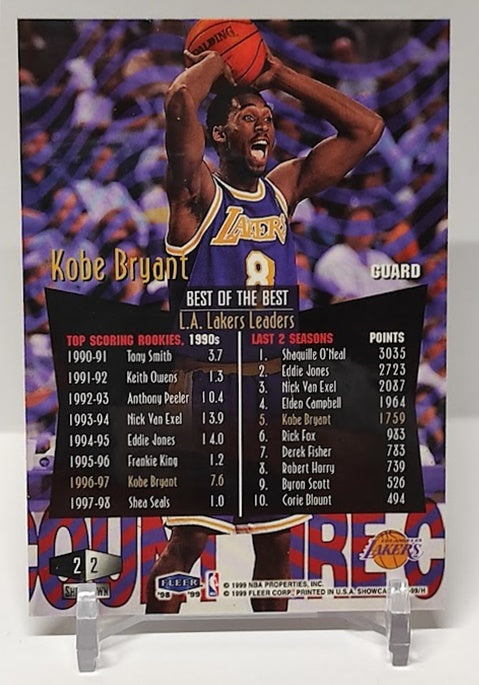 1998-99 Flair Showcase Passion Kobe Bryant Lakers #22 *2