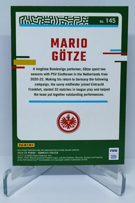 2023-24 Panin Donruss FIFA Silver Mario Götze Frankfurt #145