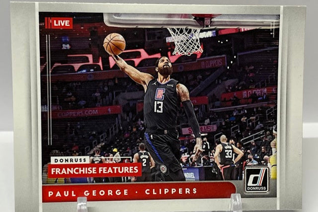 2021-22 Panini Donruss Franchise Features Paul George Clippers #10