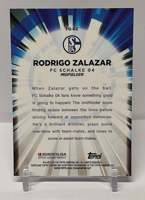 2022-23 Topps Chrome Flash of Genius RC Rodrigo Zalazar Schalke