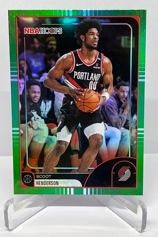 2025-26 Topps Hoops Green Scoot Henderson Portland Trail Blazers #85