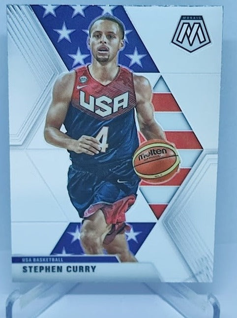 2019-20 Panini Mosaic Team USA Stephen Curry #260