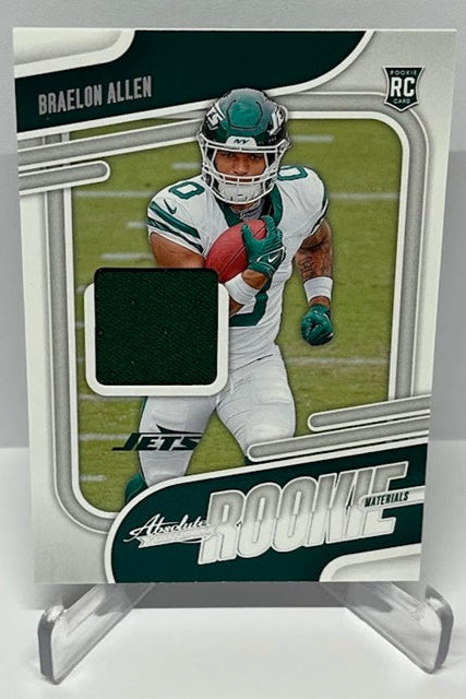 2024 Panini Absolute Rookie Materials RC Braelon Allen New York Jets *3