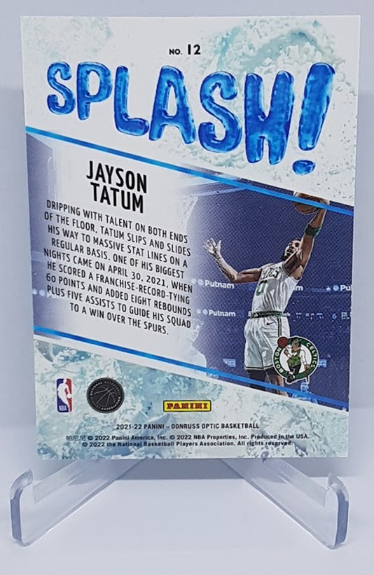 2021-22 Panini Donruss Splash Jayson Tatum Celtics #12