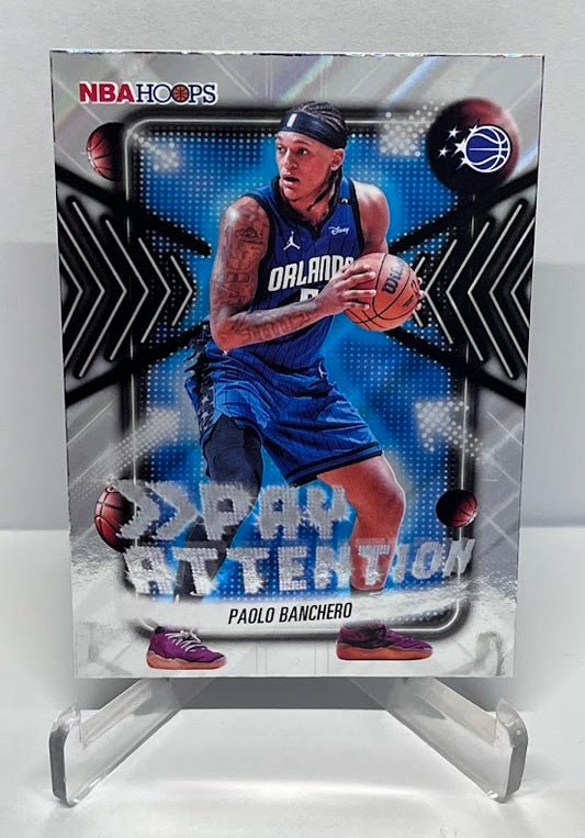 2026 Topps Hoops Pay Attention Paolo Banchero Orlando Magic #PA-14