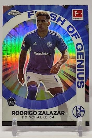 2022-23 Topps Chrome Flash of Genius RC Rodrigo Zalazar Schalke