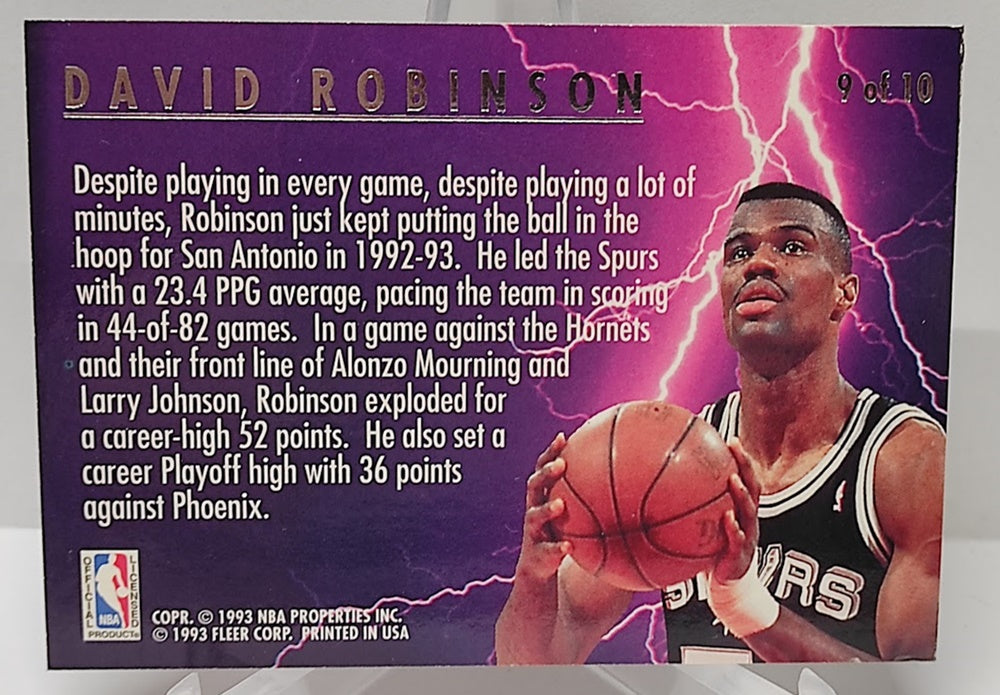 1993-94 Fleer Ultra Scoring Kings David Robinson Spurs #9 *2