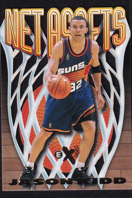 1997 Skybox EX-2000 Net Assets Die-Cut Jason Kidd Suns #9 *2