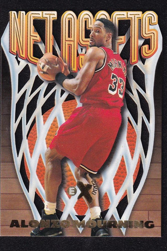 1997 Skybox EX-2000 Net Assets Die-Cut Alonzo Mourning #12 *2