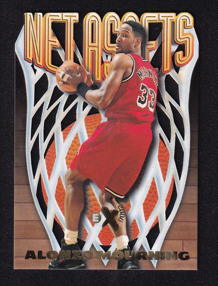 1997 Skybox EX-2000 Net Assets Die-Cut Alonzo Mourning #12 *2