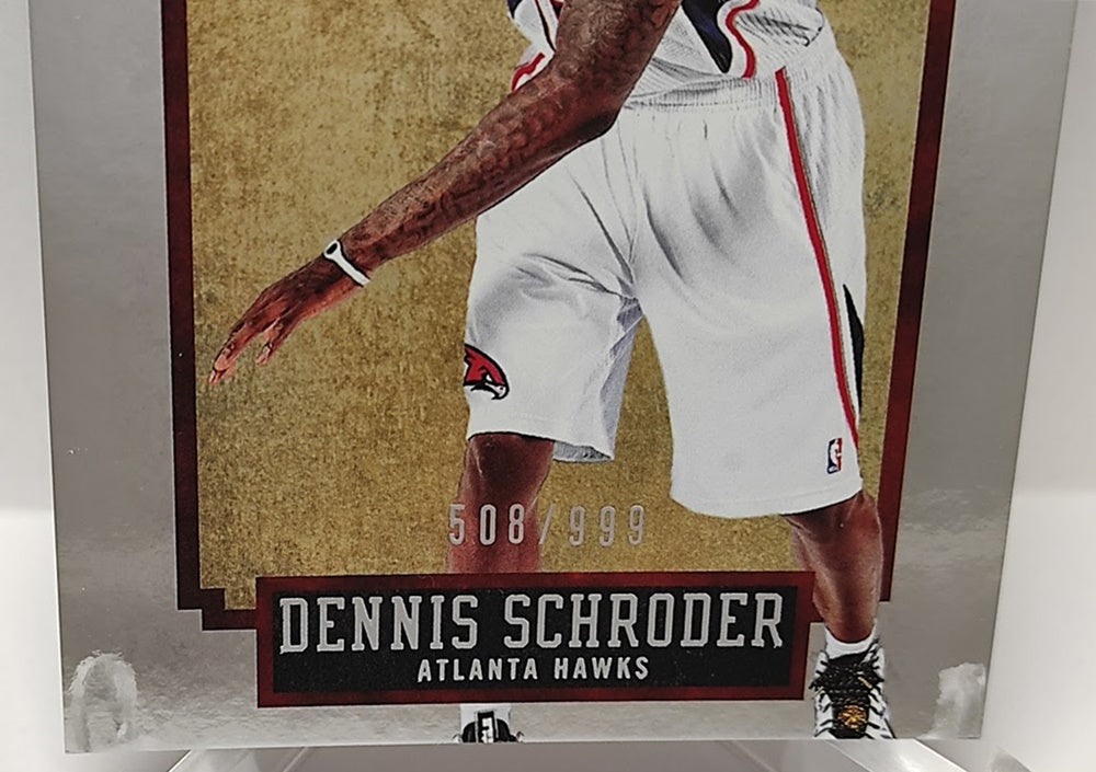 2013-14 Panini Elite RC Dennis Schröder Hawks 508/999 #216 *2