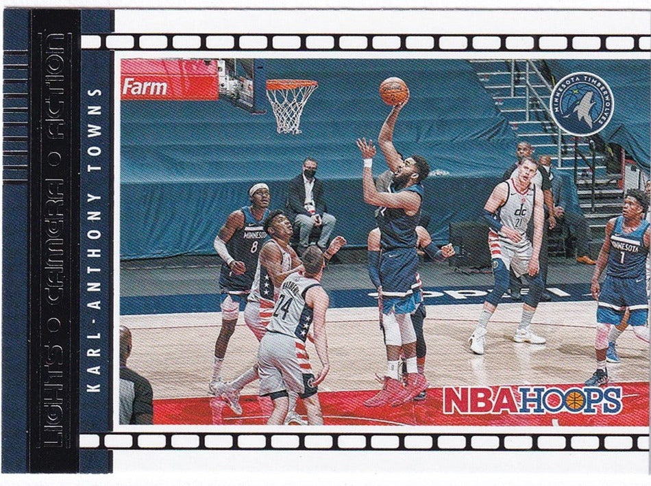 2021-22 Panini Hoops Camera Action Karl-Anthony Towns Minnesota #5