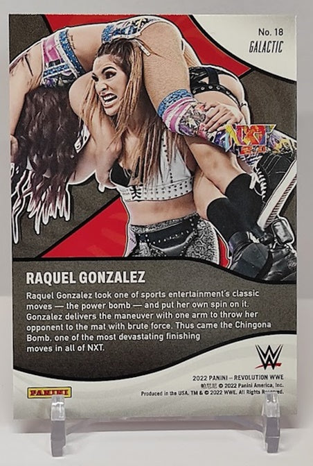 2022 Panini Revolution WWE Galactic Raquel Gonzalez #18