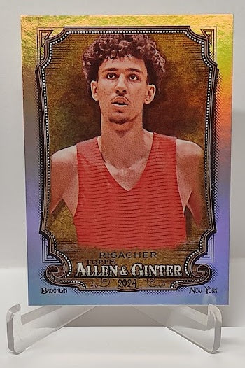 2024 Topps Allen & Ginter Zaccharie Risacher Basketball Player #245