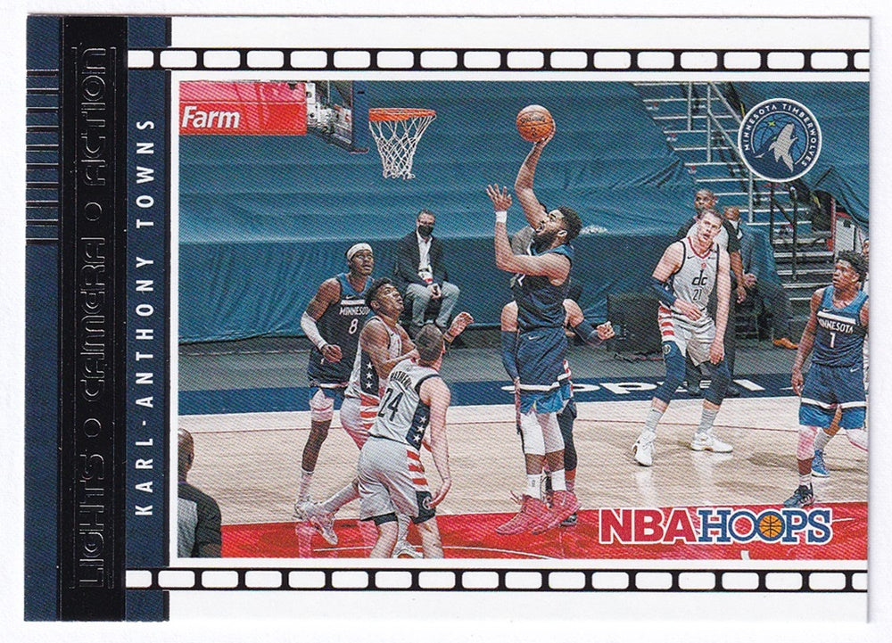 2021-22 Panini Hoops Camera Action Karl-Anthony Towns Minnesota #5