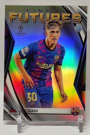 2021-22 Topps Finest Futures RC Gavi Barcelona