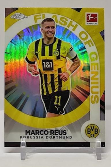 2022-23 Topps Chrome Flash of Genius Marco Reus Dortmund