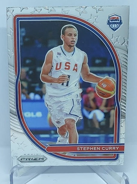 2020-21 Panini Prizm Team USA Stephen Curry #10