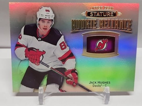 2019-20 Upper Deck Stature Rookie Reliance Jack Hughes Devils