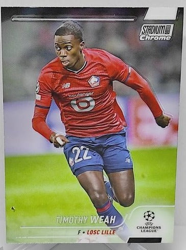 2021-22 Topps UCL Stadium Club Timothy Weah Losc Lille #35