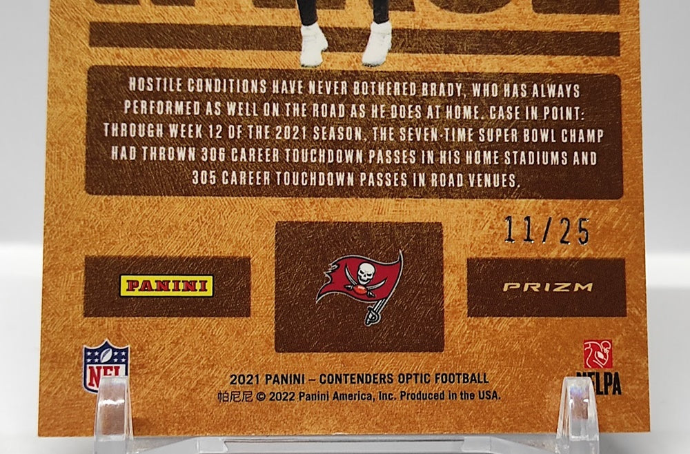 2021 Panini Contenders Optic Splitting Image Tom Brady Tampa 11/25 *2