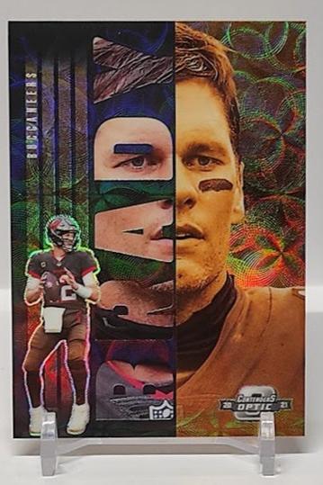 2021 Panini Contenders Optic Splitting Image Tom Brady Tampa 11/25 *2