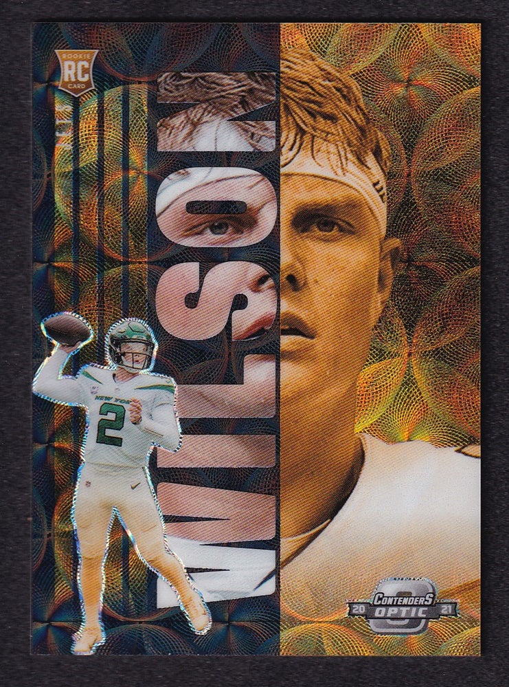 2021 Panini Contenders Optic Splitting Image RC Zach Wilson 06/25 *2