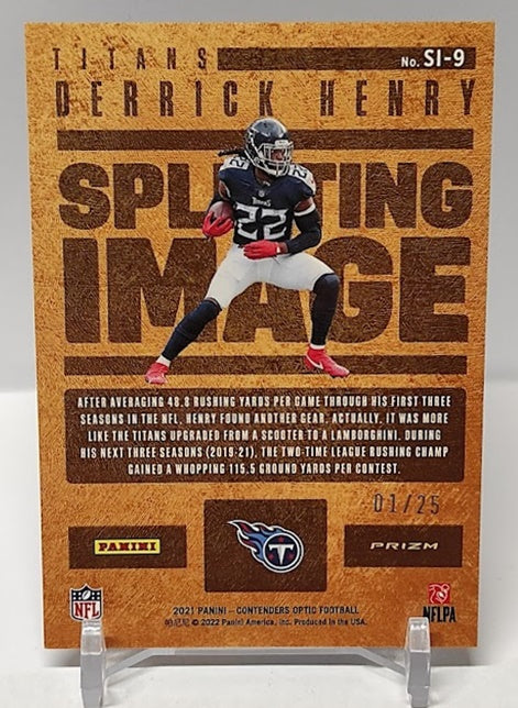 2021 Panini Contenders Optic Splitting Image Derrick Henry Texans 01/25 *2