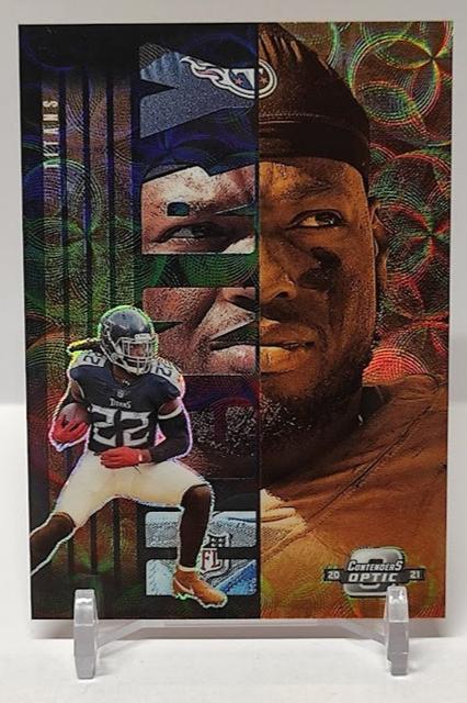 2021 Panini Contenders Optic Splitting Image Derrick Henry Texans 01/25 *2