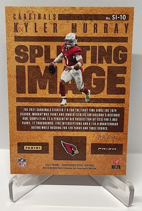 2021 Panini Contenders Optic Splitting Image Kyler Murray Cardinals 08/25 *2