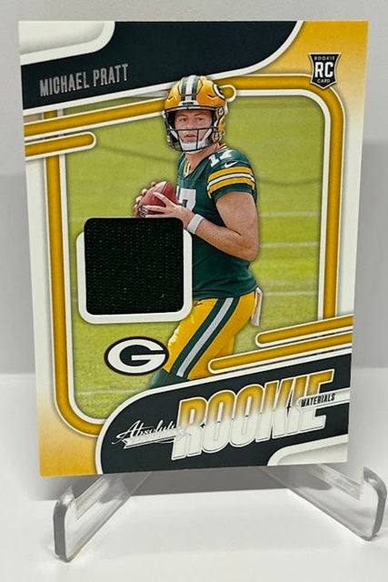 2024 Panini Absolute Rookie Materials RC Michael Pratt Packers *3