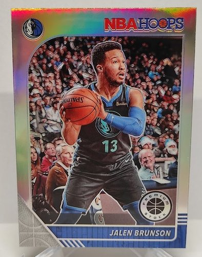 2019-20 Panini Hoops Silver Prizm Jalen Brunson Mavericks #42