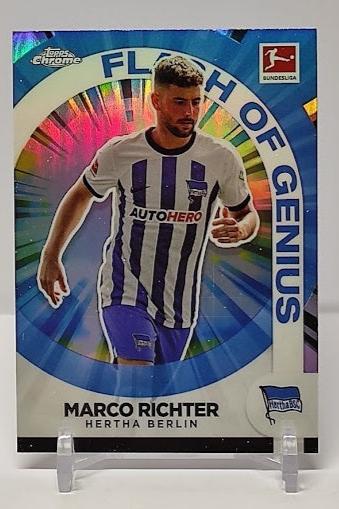 2022-23 Topps Chrome Flash of Genius Marco Richter Hertha