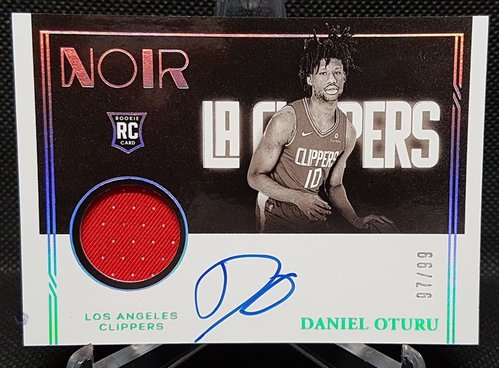 2020-21 Panini Noir RC Daniel Oturu Clippers 97/99 #308